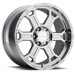 Vision Wheel Off-Road – 372 RAPTOR – Chrome – 16″x8″ 0mm – Summer Wheels – 372-6883C0